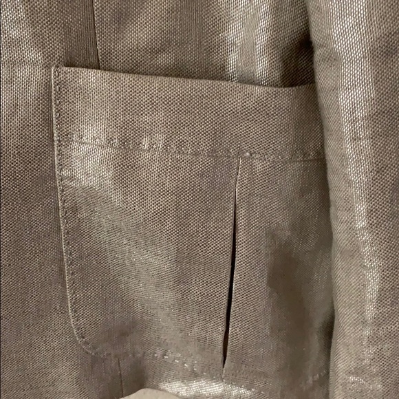 Ralph Lauren Linen Metallic Blazer - Picture 5 of 15